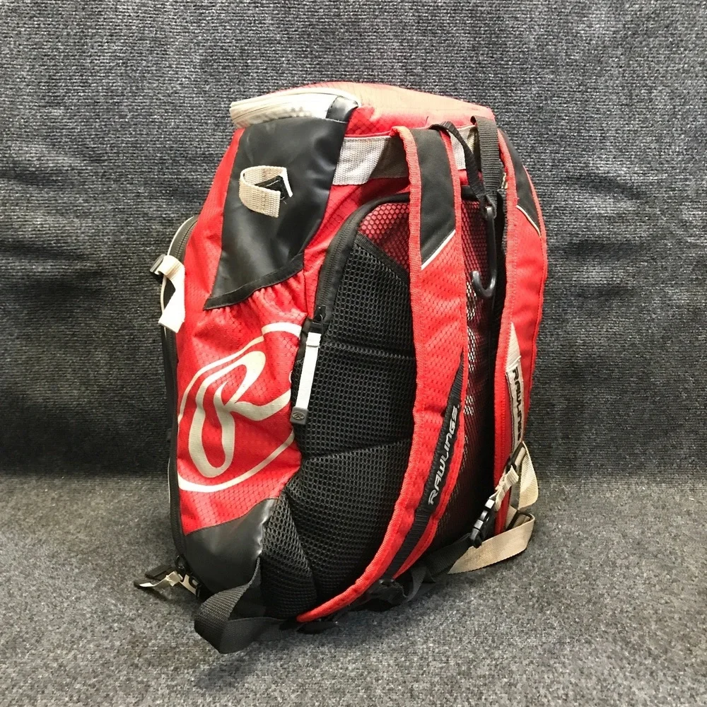 Rawlings BBBR25 Dual Batpack Baseball‎ / Softball Gear Bag Backpack Travel Bag